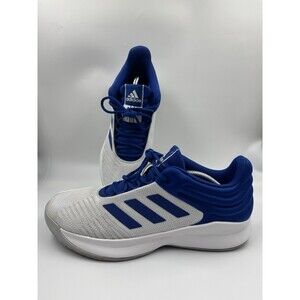 adidas Basketball Sneakers White Royal Blue Sneakers Shoes Size 11.5 F99904